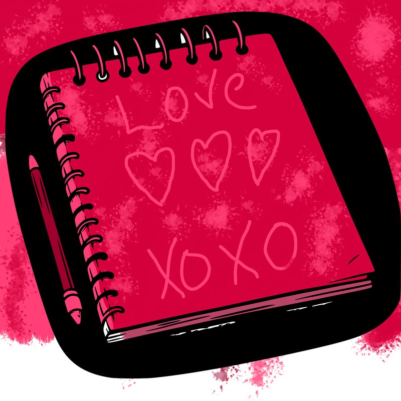 a blank sketch pad