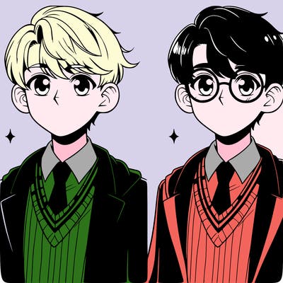 draco  malfoy and harry potter