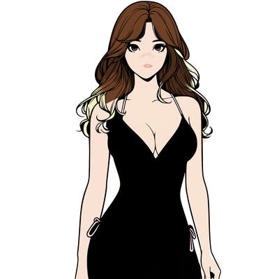 realistic girl with a revealing swimsuit