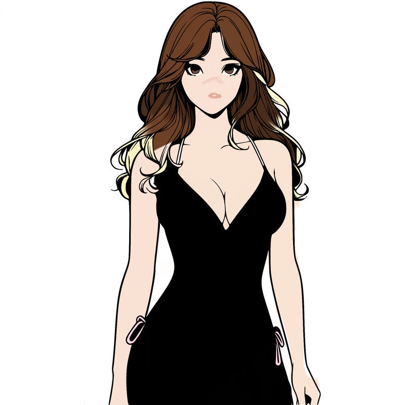 realistic girl with a revealing swimsuit