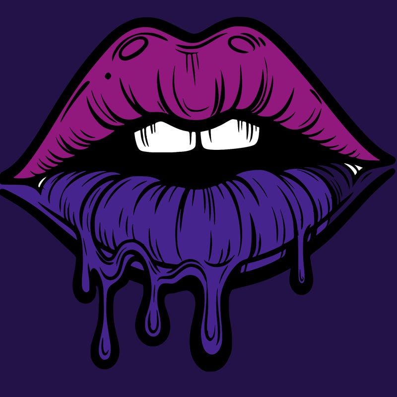 lips that look realistic and drip