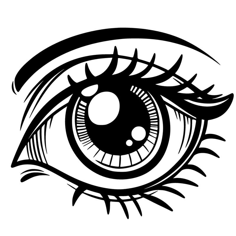 a eye
