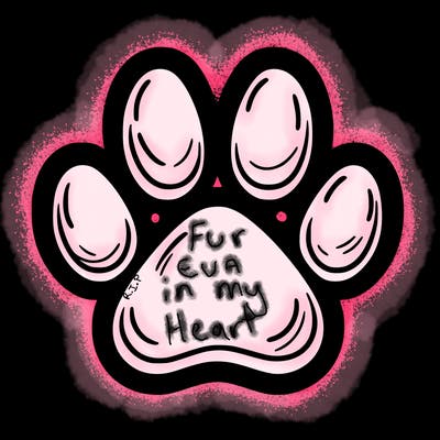simple paw print