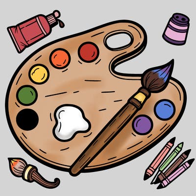 artist paint palette