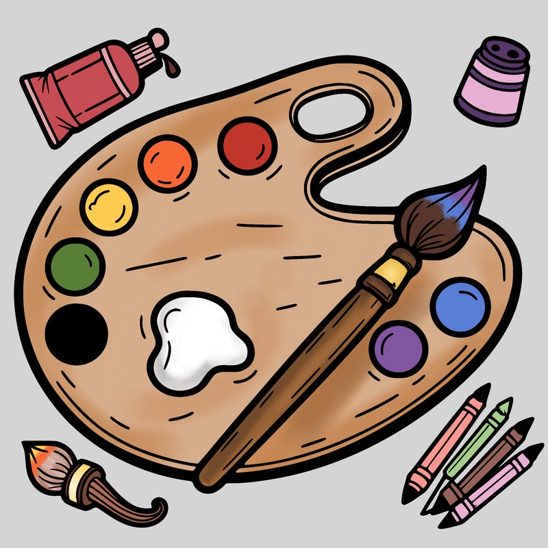 artist paint palette