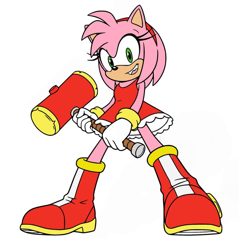 amy rose from sonic the hedgehog