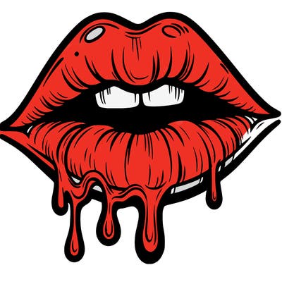 lips that look realistic and drip