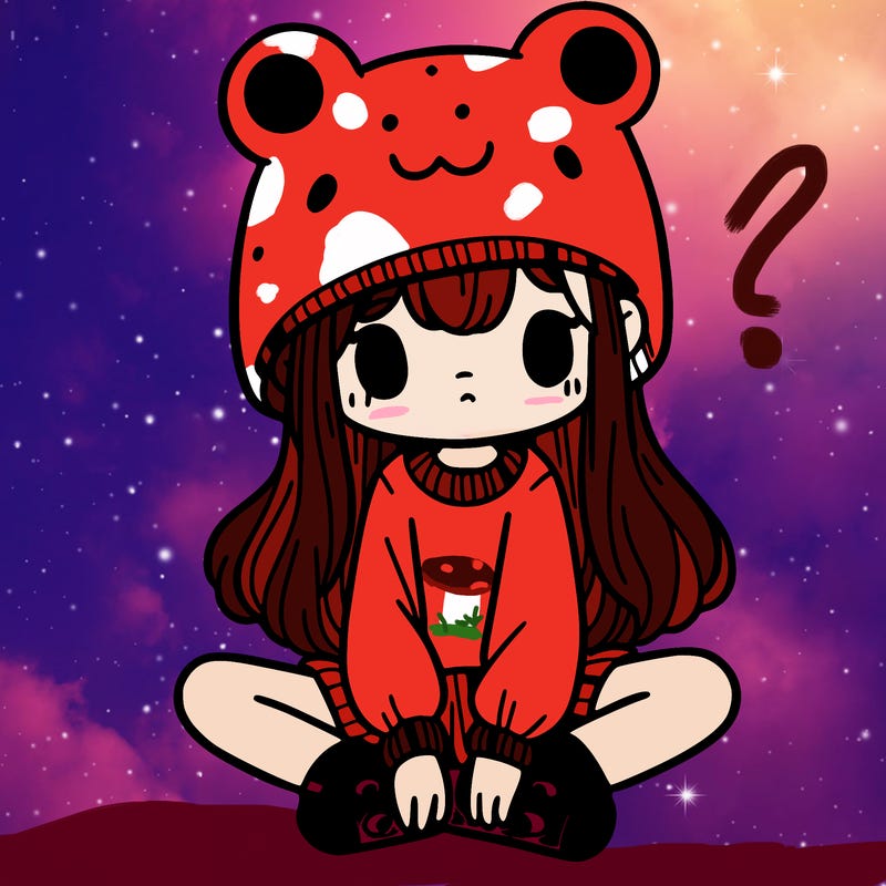 a girl wearing a frog hat and some frog socks