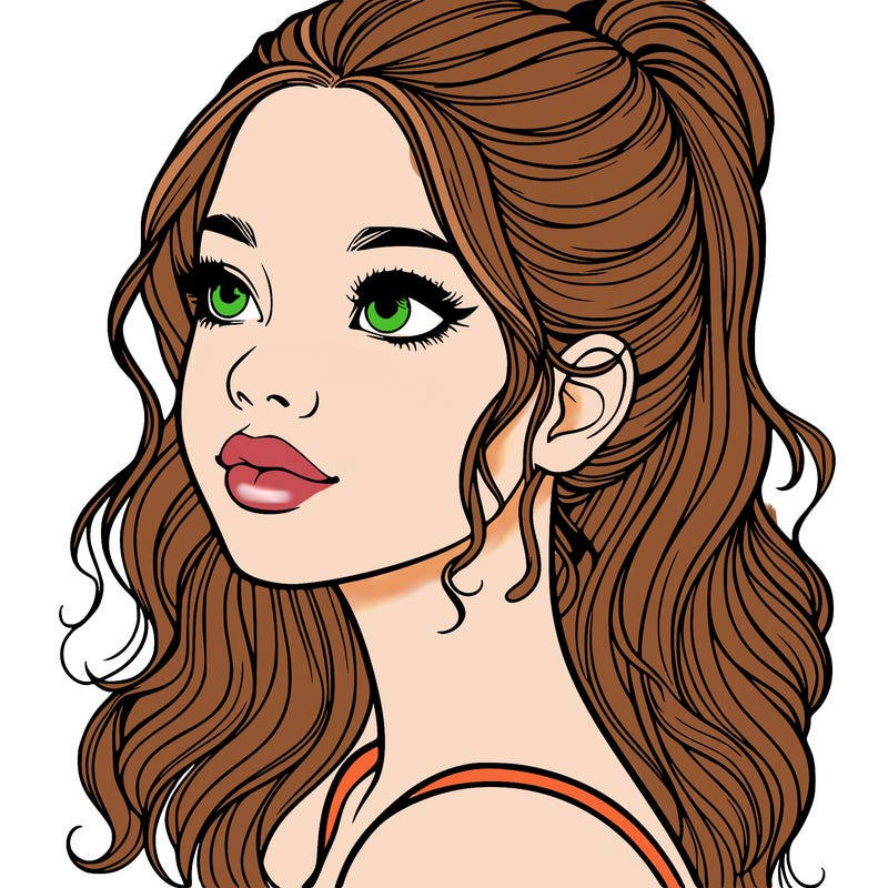 beautiful realistic girl