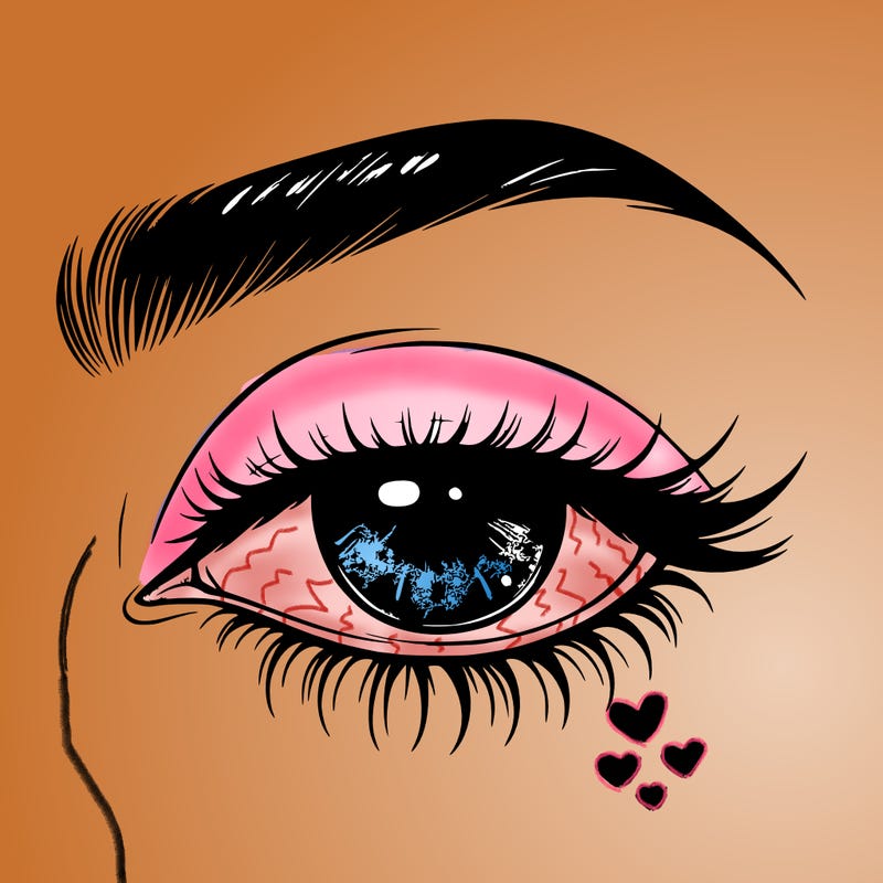 eye closed realistic