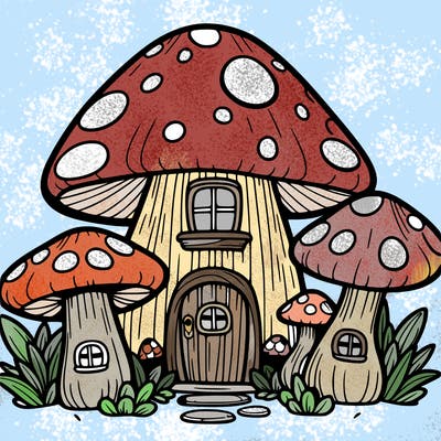 mushroom house