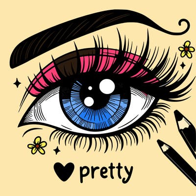 pretty eye