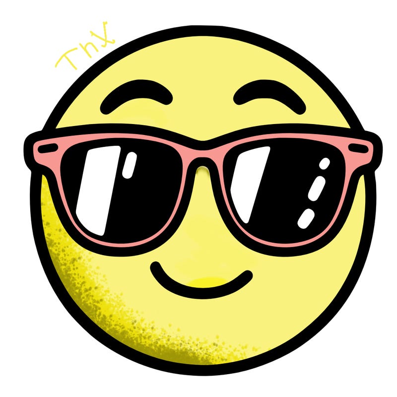 emoji with sunglasses