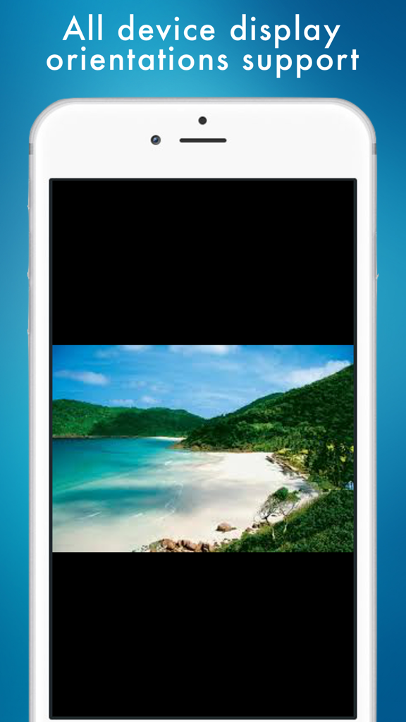 Macau TV live app showing landscape video playback with orientation support on iPhone