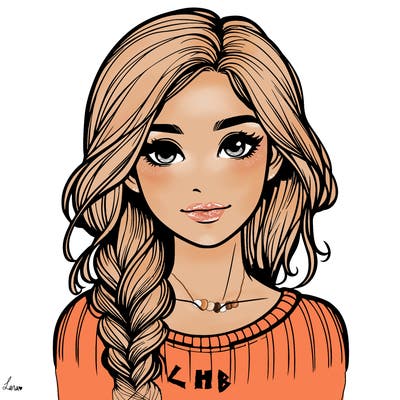 realistic teenage girl