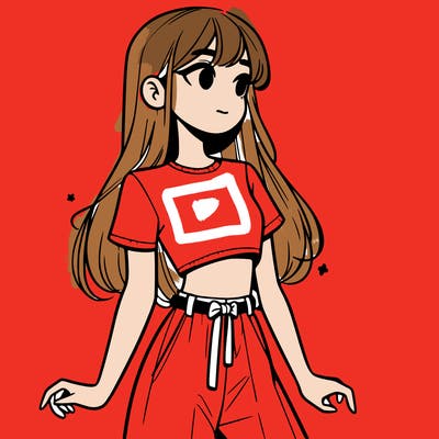 girl in a cute crop top