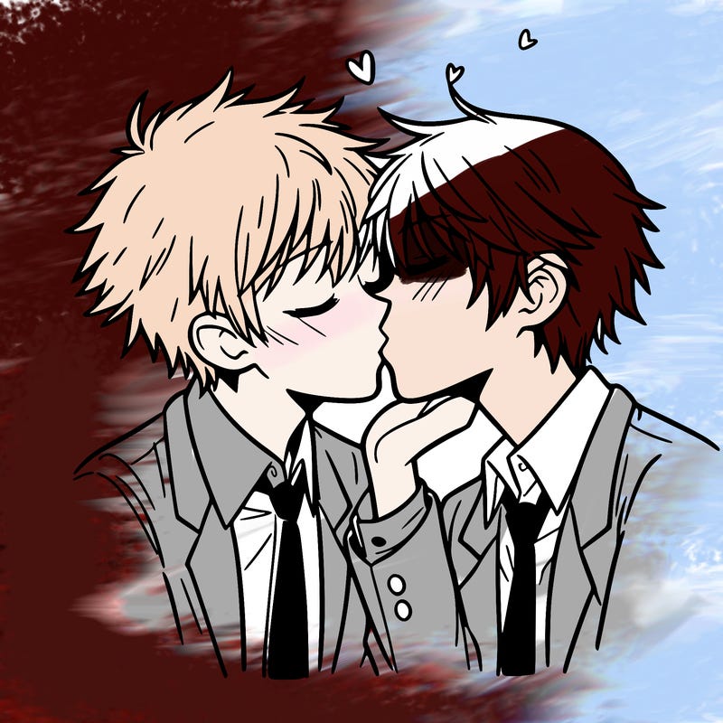 kissing anime