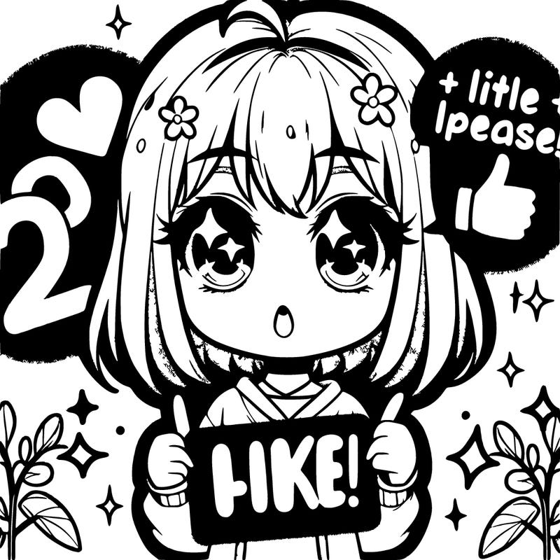 cute girl saying 20 likes please