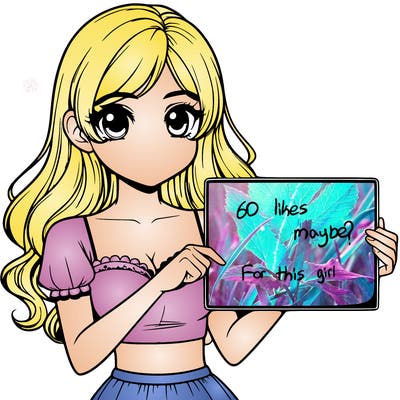 realistic pretty girl holding blank sign