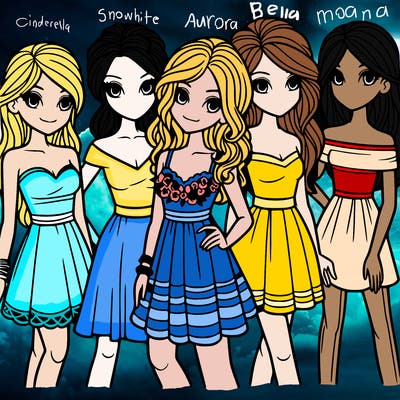 5 pretty girls