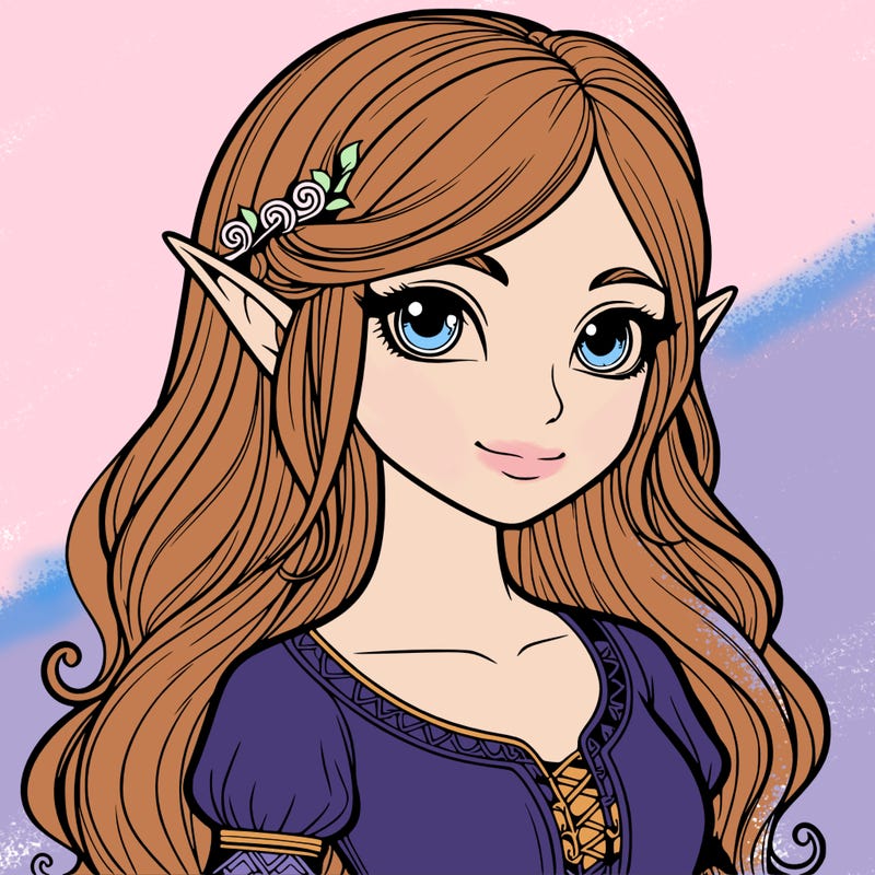 realistic girl elf