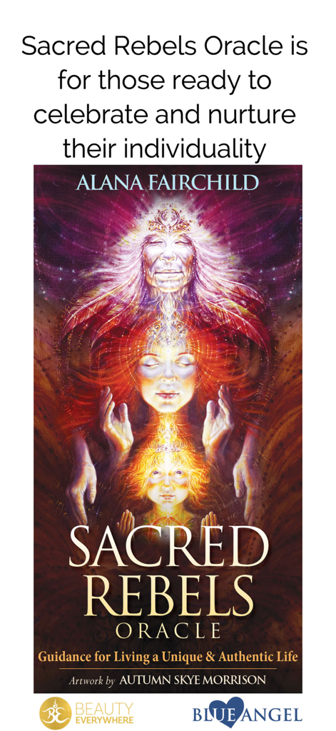 Sacred Rebels Oracle - Sacred Rebels Oracle app cover featuring spiritual artwork by Autumn Skye Morrison for celebrating individuality and authentic living.