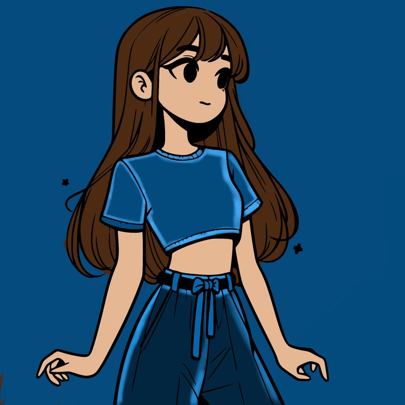 girl in a cute crop top