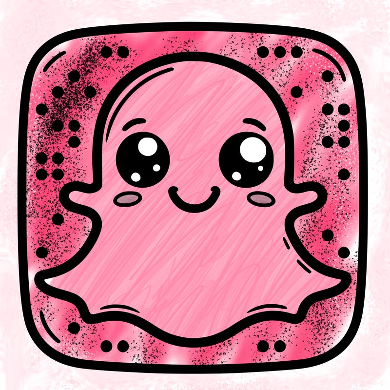 the real snapchat logo