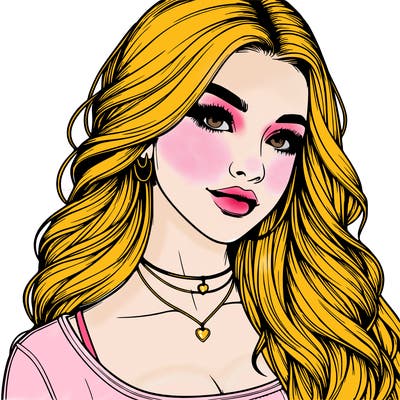 detailed realistic girl