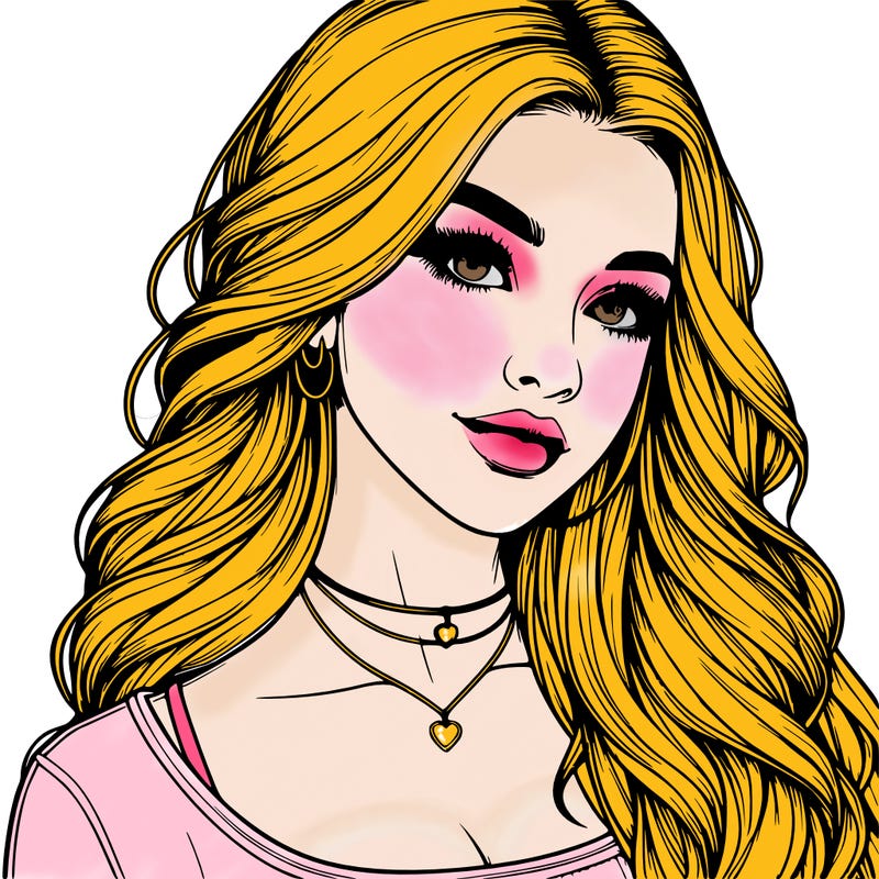 detailed realistic girl