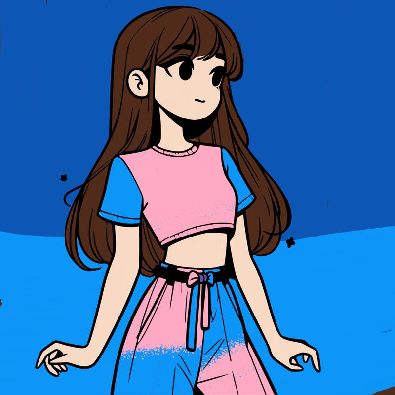 girl in a cute crop top