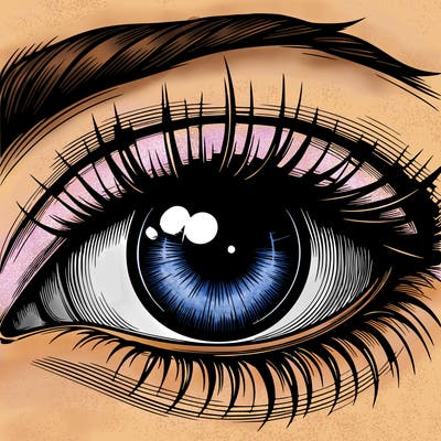 realistic eye