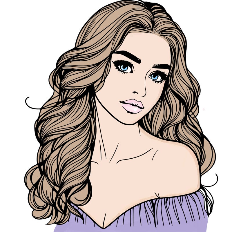 beautiful realistic girl