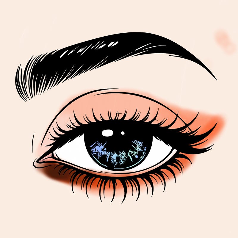 eye closed realistic