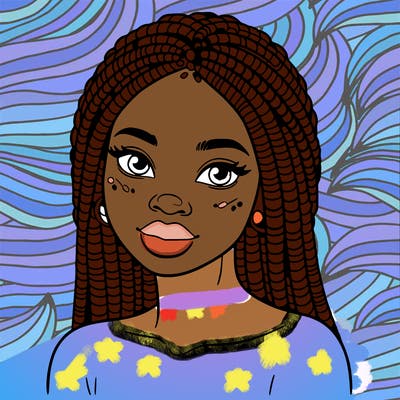 african woman with fulani braids