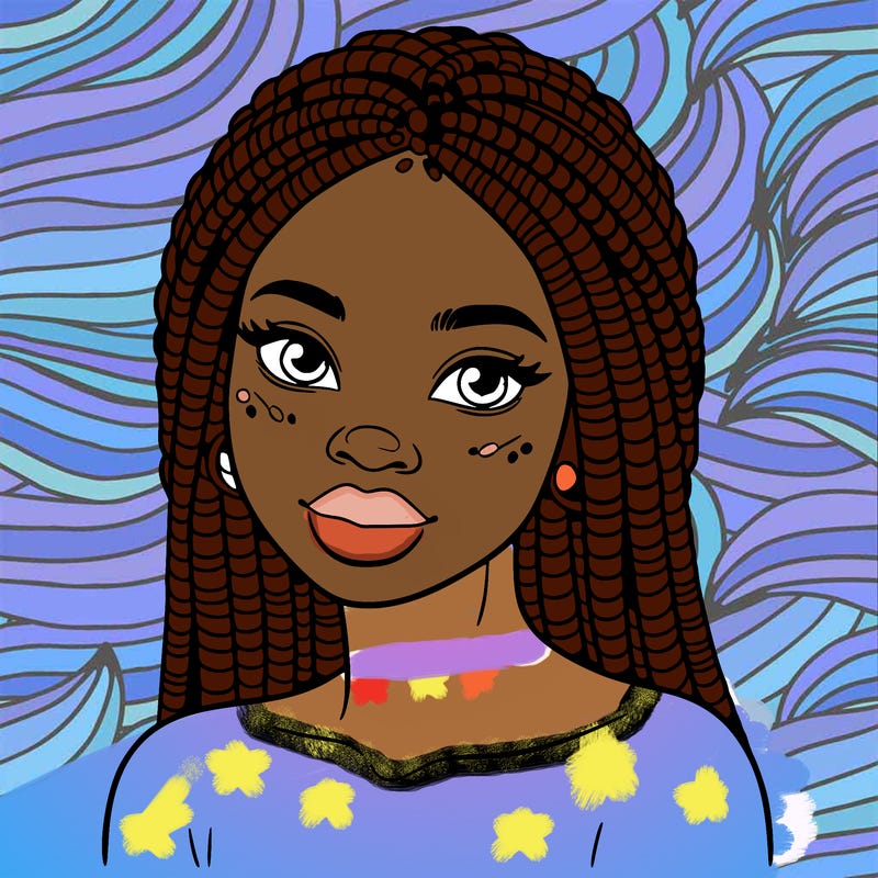 african woman with fulani braids