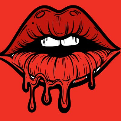 lips that look realistic and drip