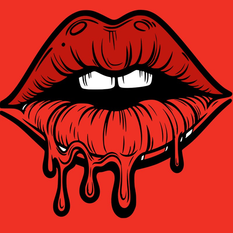 lips that look realistic and drip