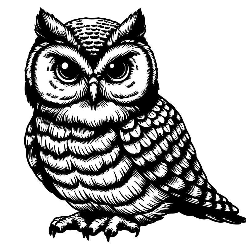 owl  realistic