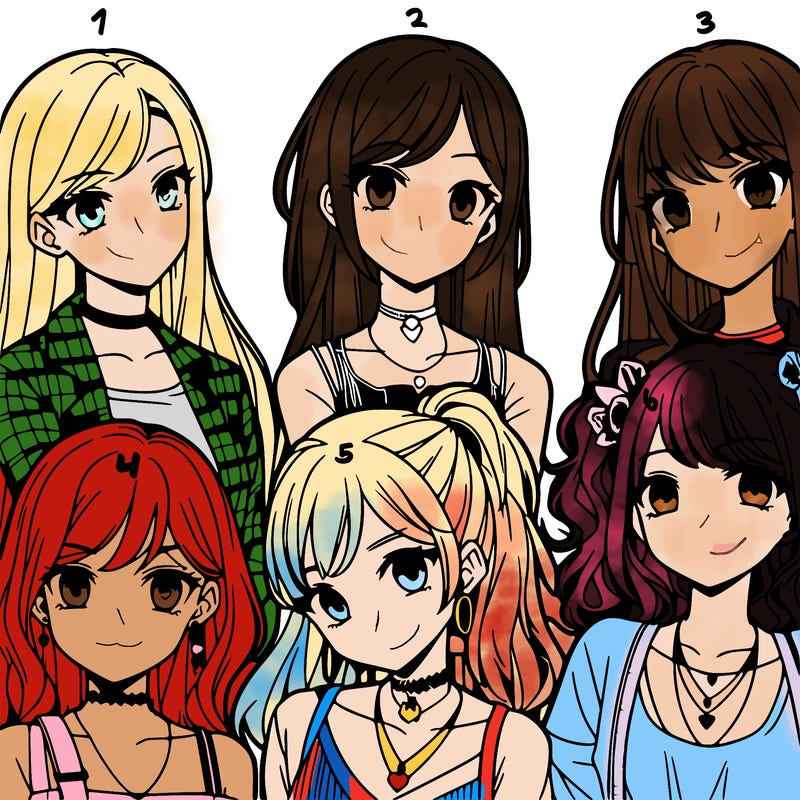 teen manga 4 girls