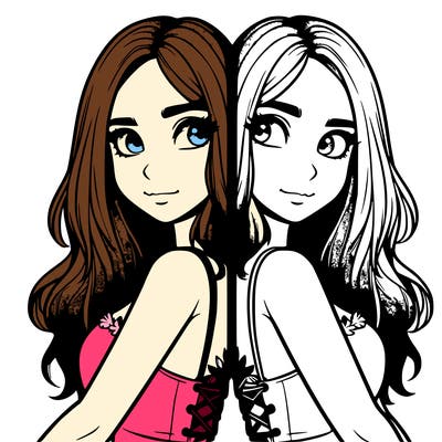 a realistic girl split