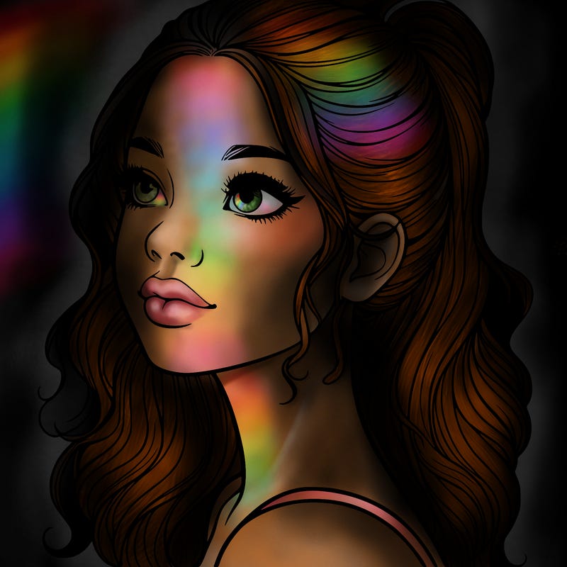 beautiful realistic girl