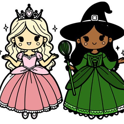 princess and a witch