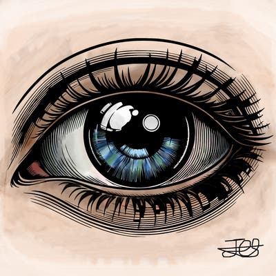 realistic eye