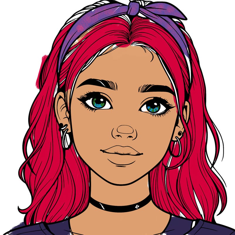 realistic teenage girl