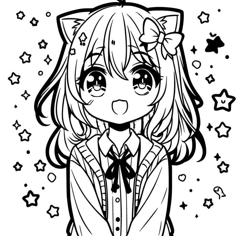 manga character cute