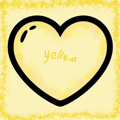 a blank heart