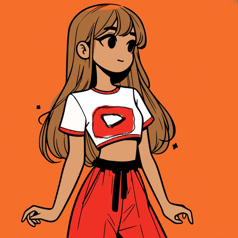 girl in a cute crop top