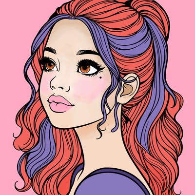 beautiful realistic girl