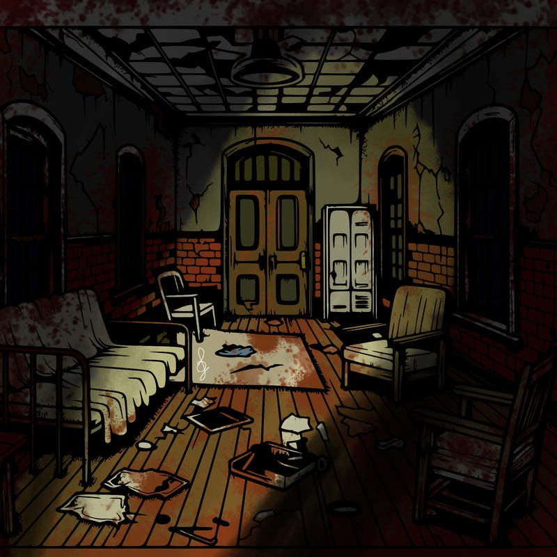 old mental hospital room abandoned